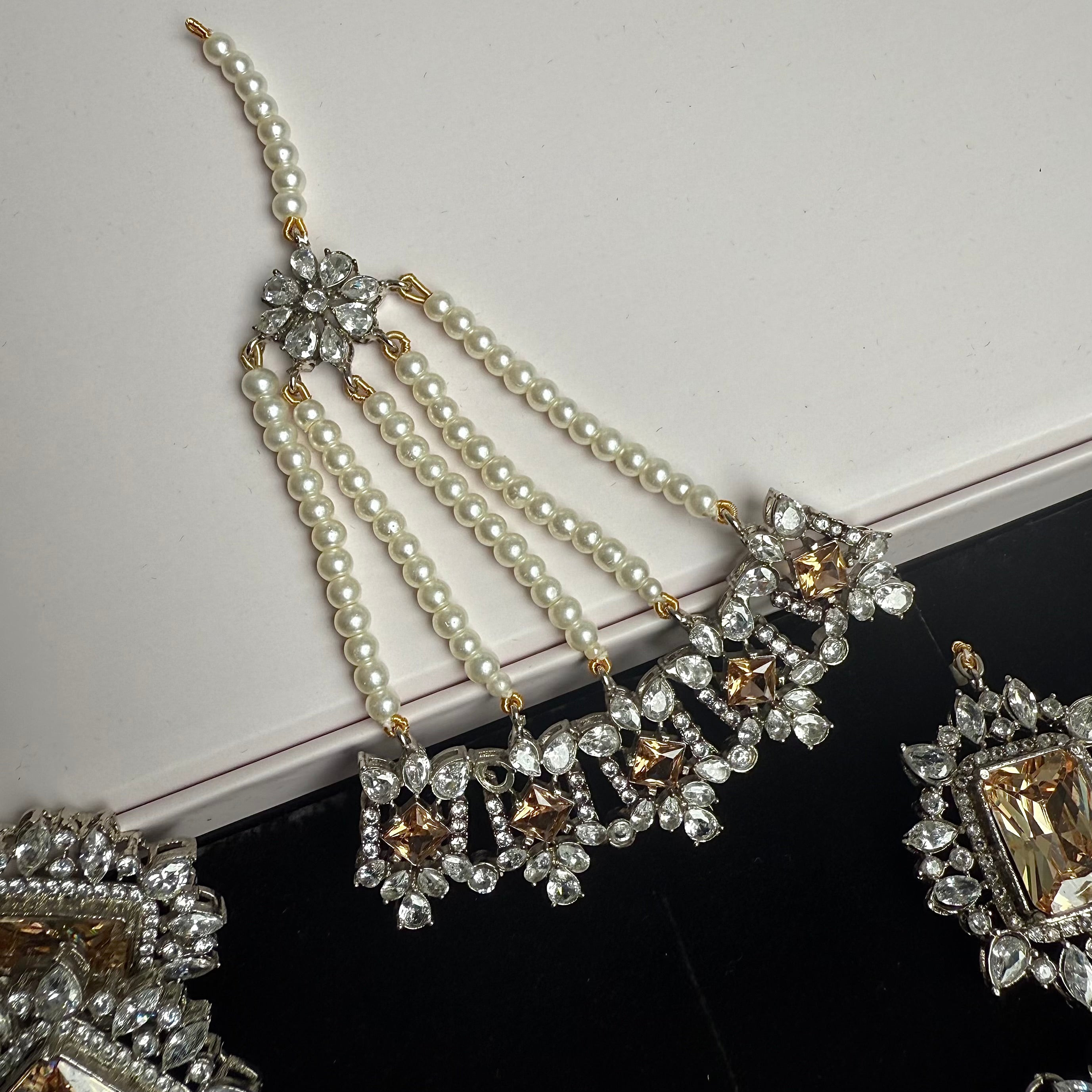 Meher Necklace Set - Champagne