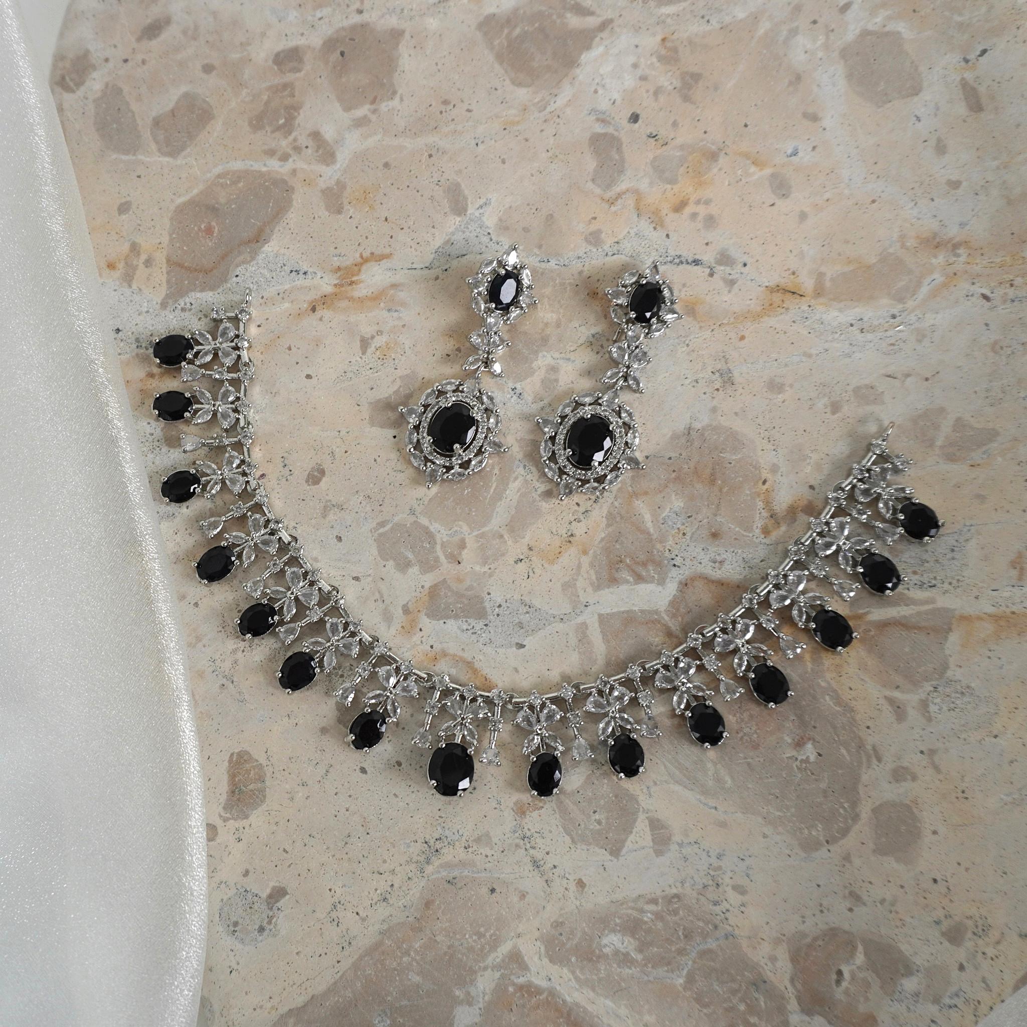 Imaan Zirconia Necklace Set