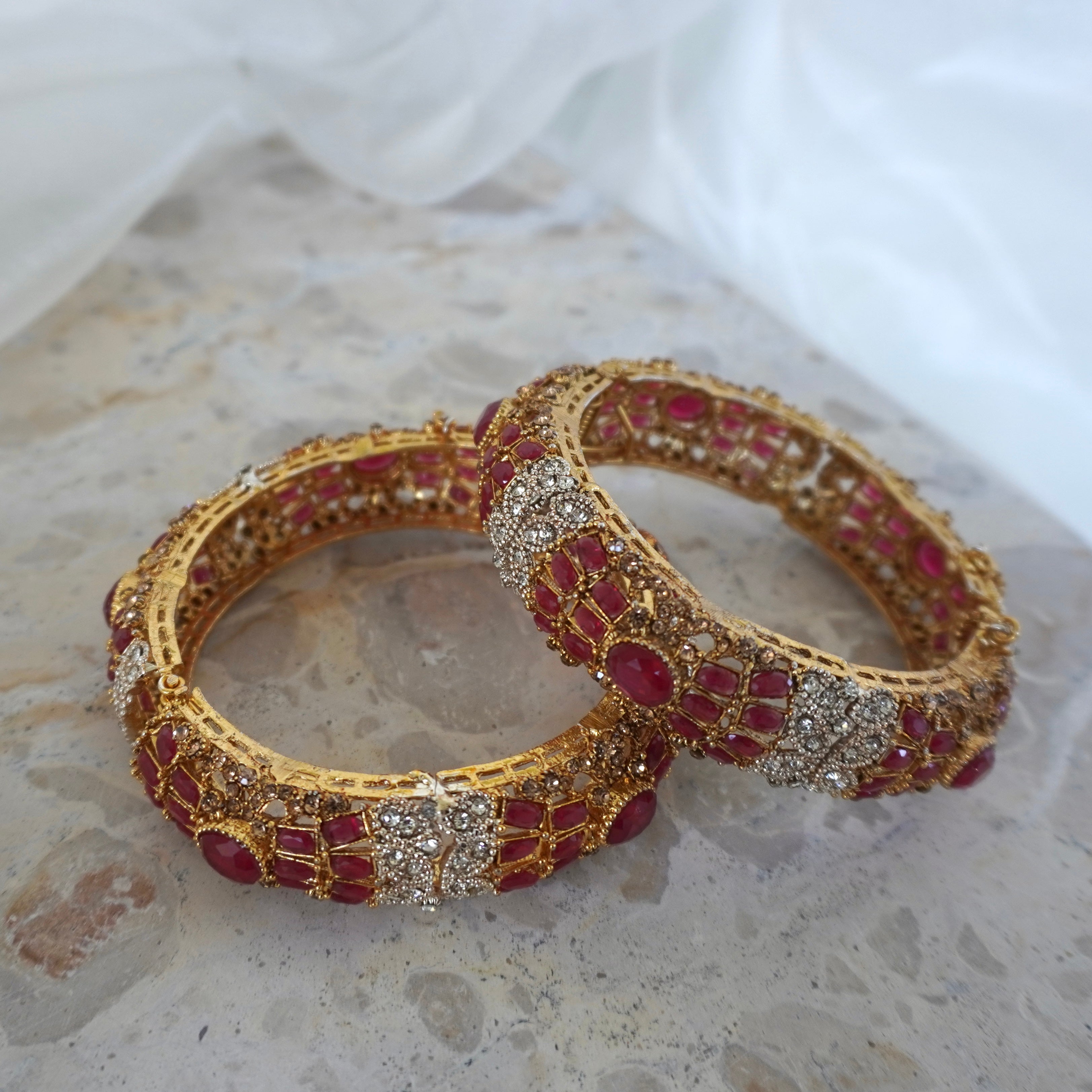 Noorani Kade (Bangles) - Maroon