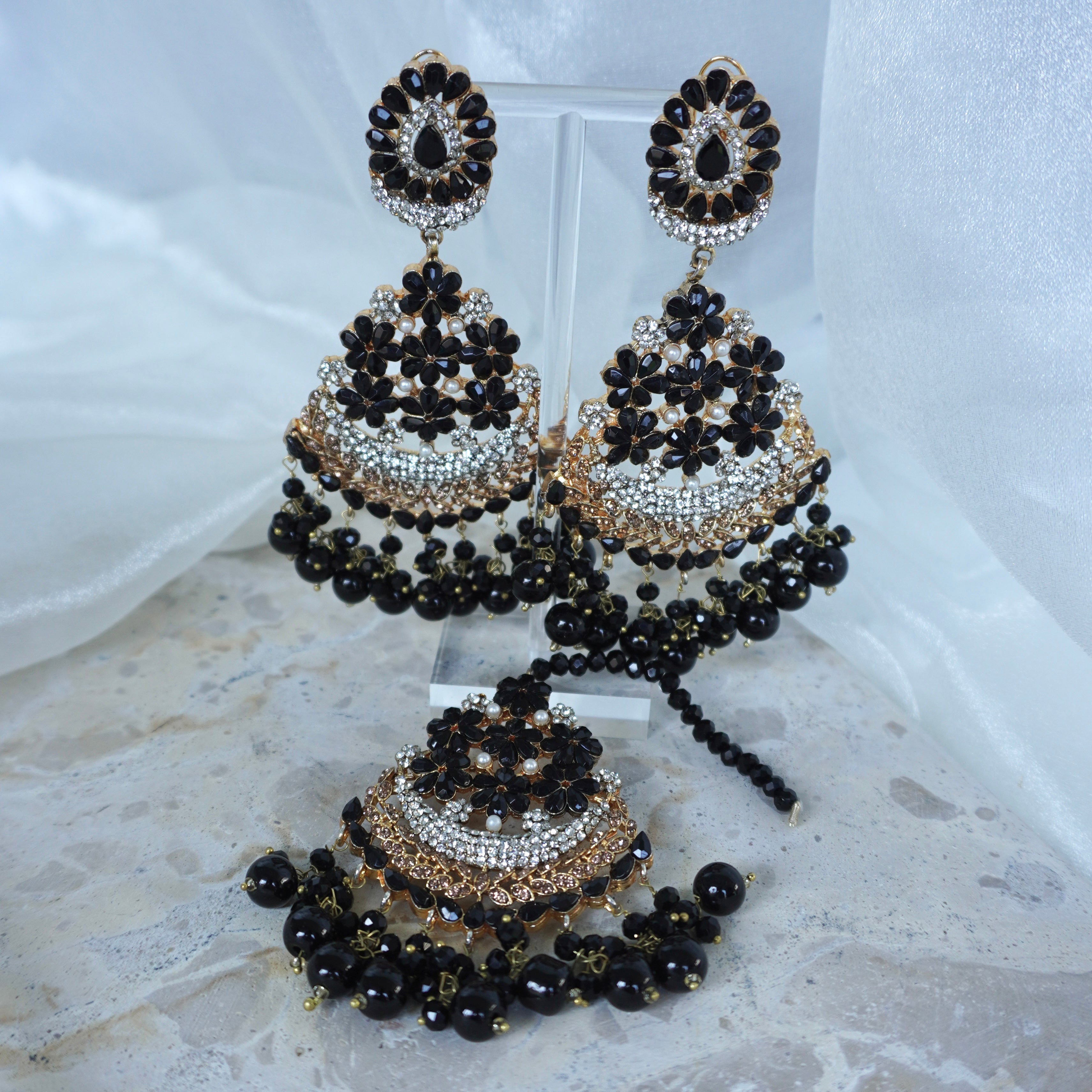 Zehra Floral Tikka Set