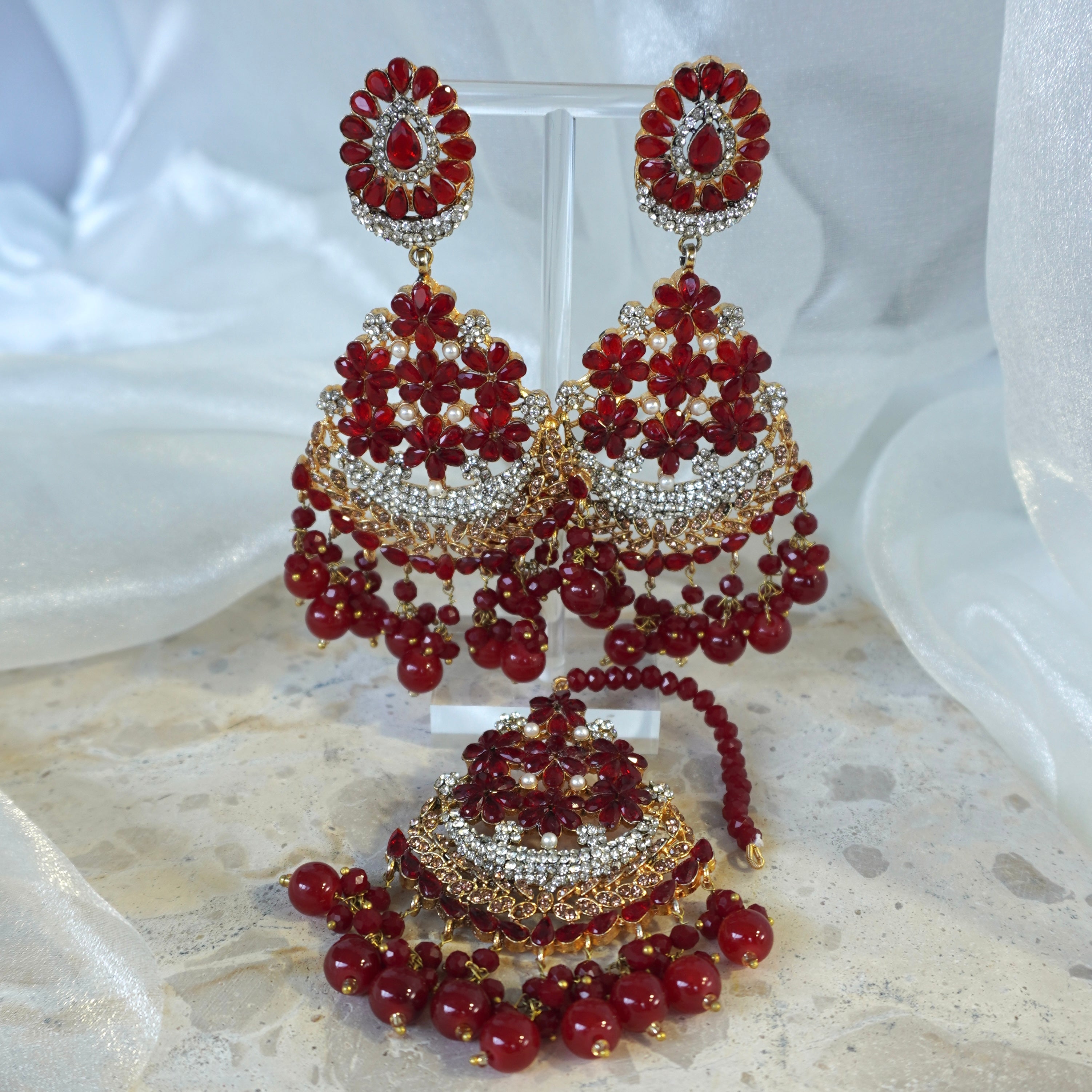 Zehra Floral Tikka Set