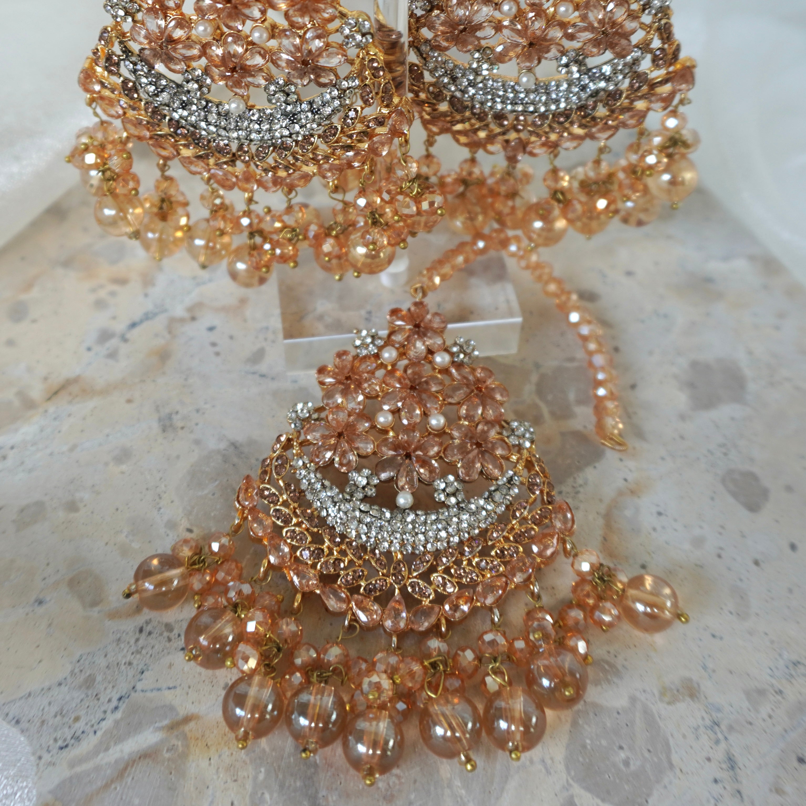 Zehra Floral Tikka Set