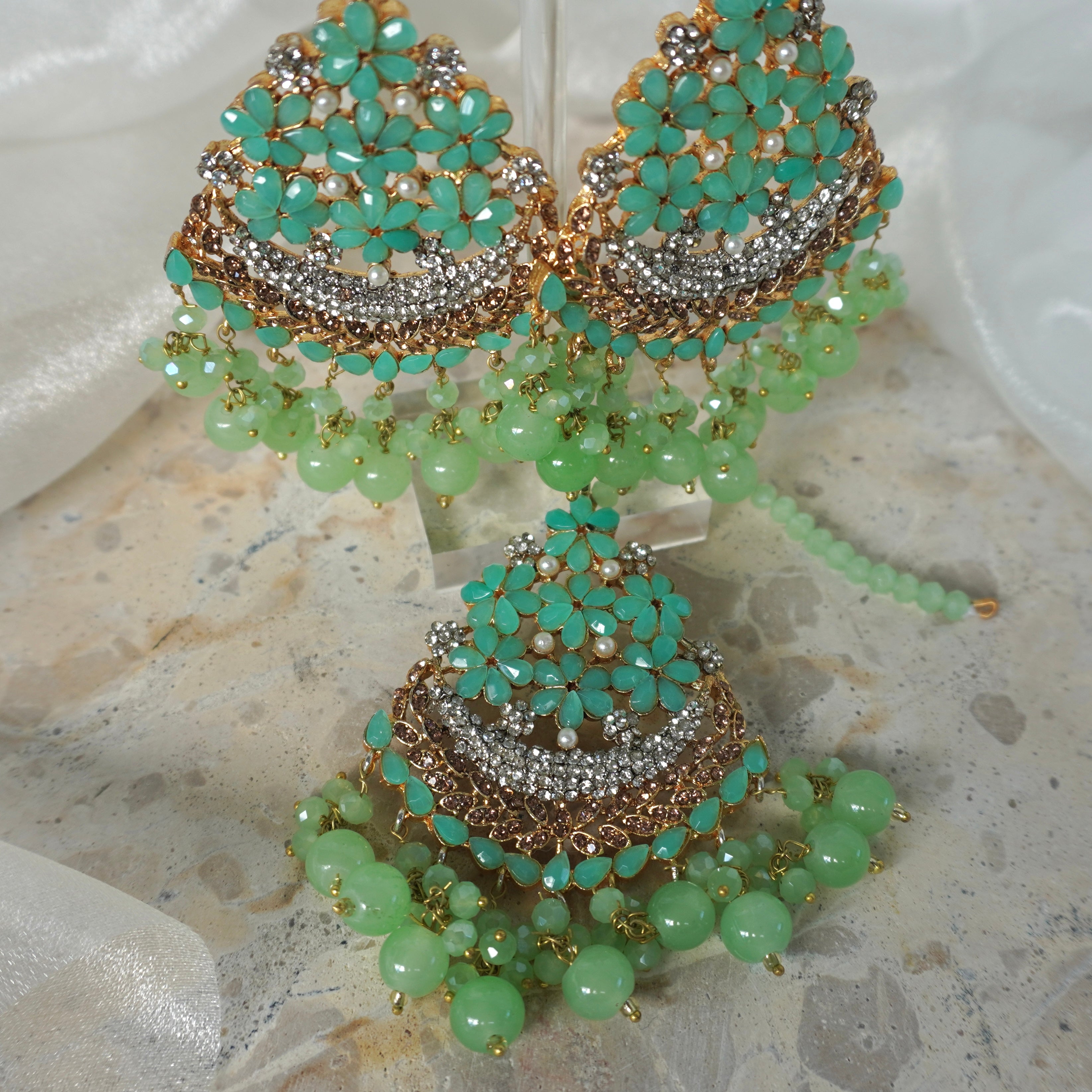 Zehra Floral Tikka Set