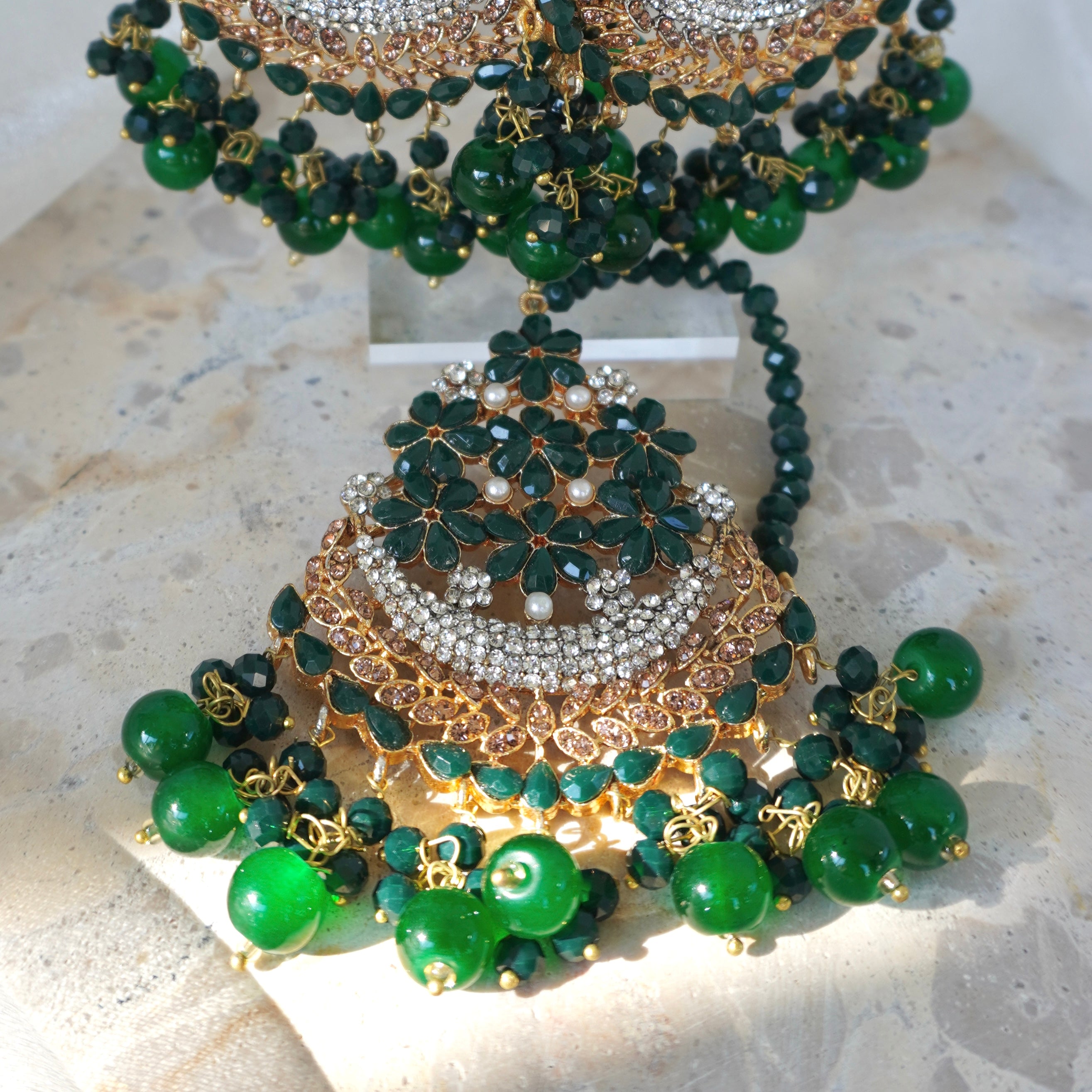 Zehra Floral Tikka Set