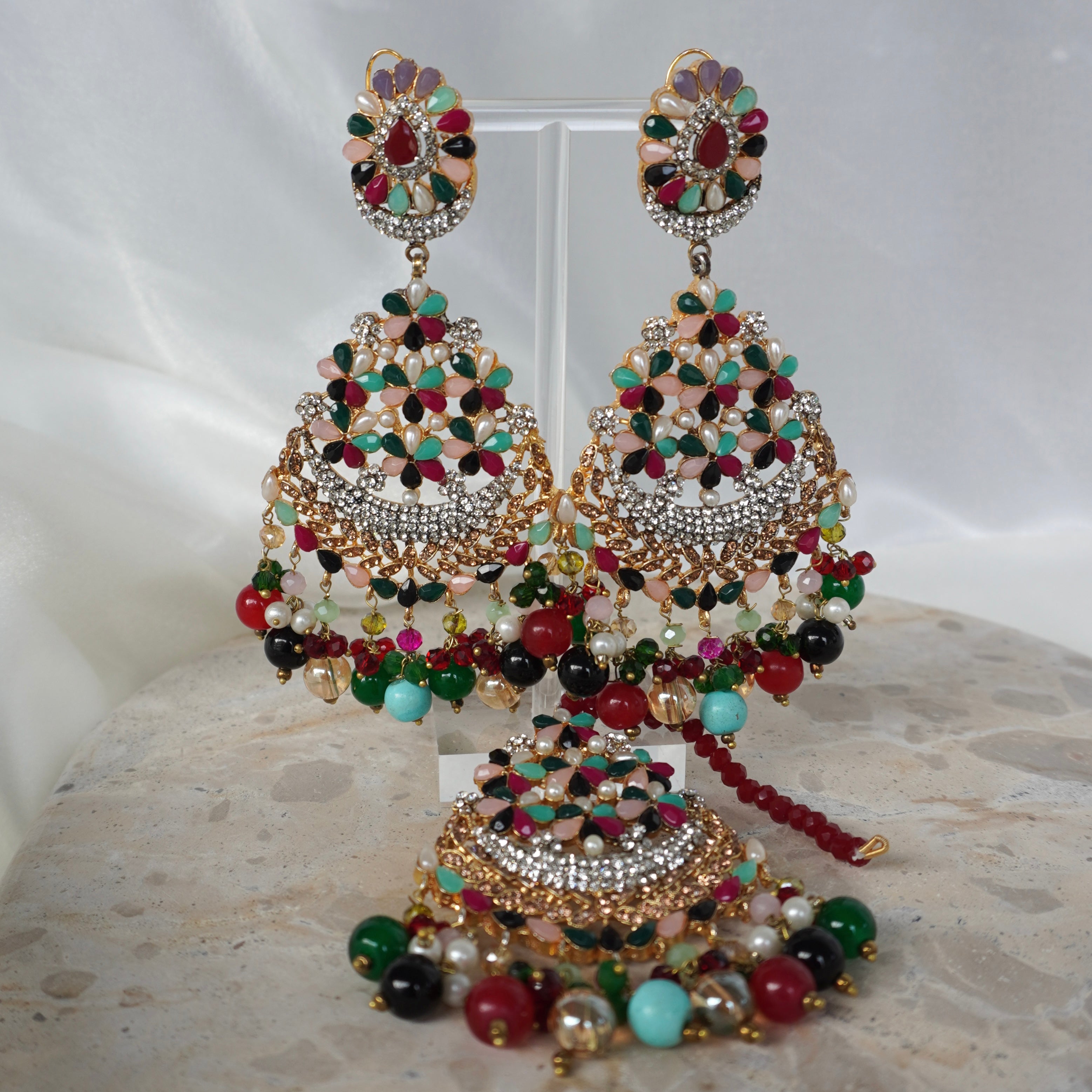 Zehra Floral Tikka Set