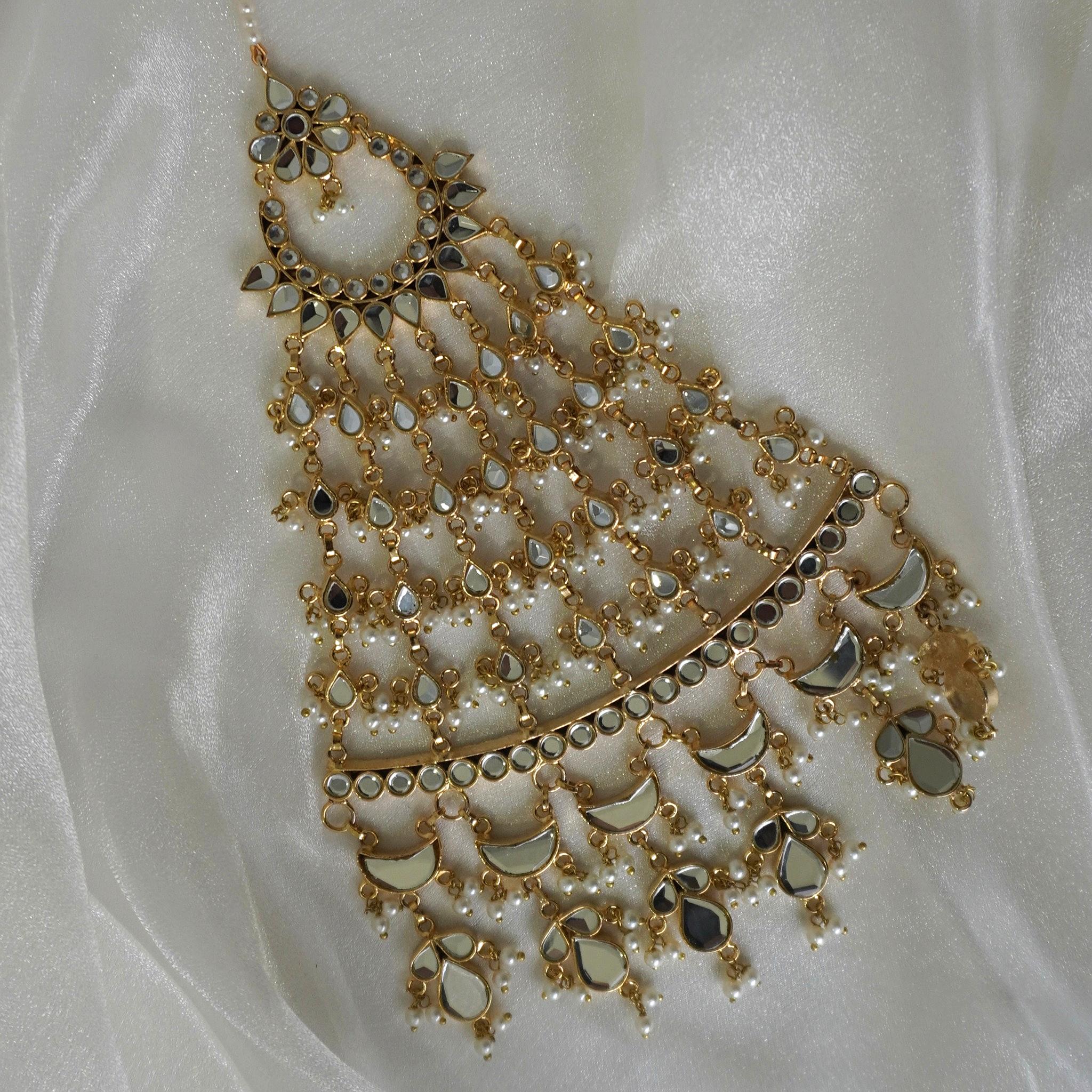 Gulbahaar Gold Plated Kundan Jhumar