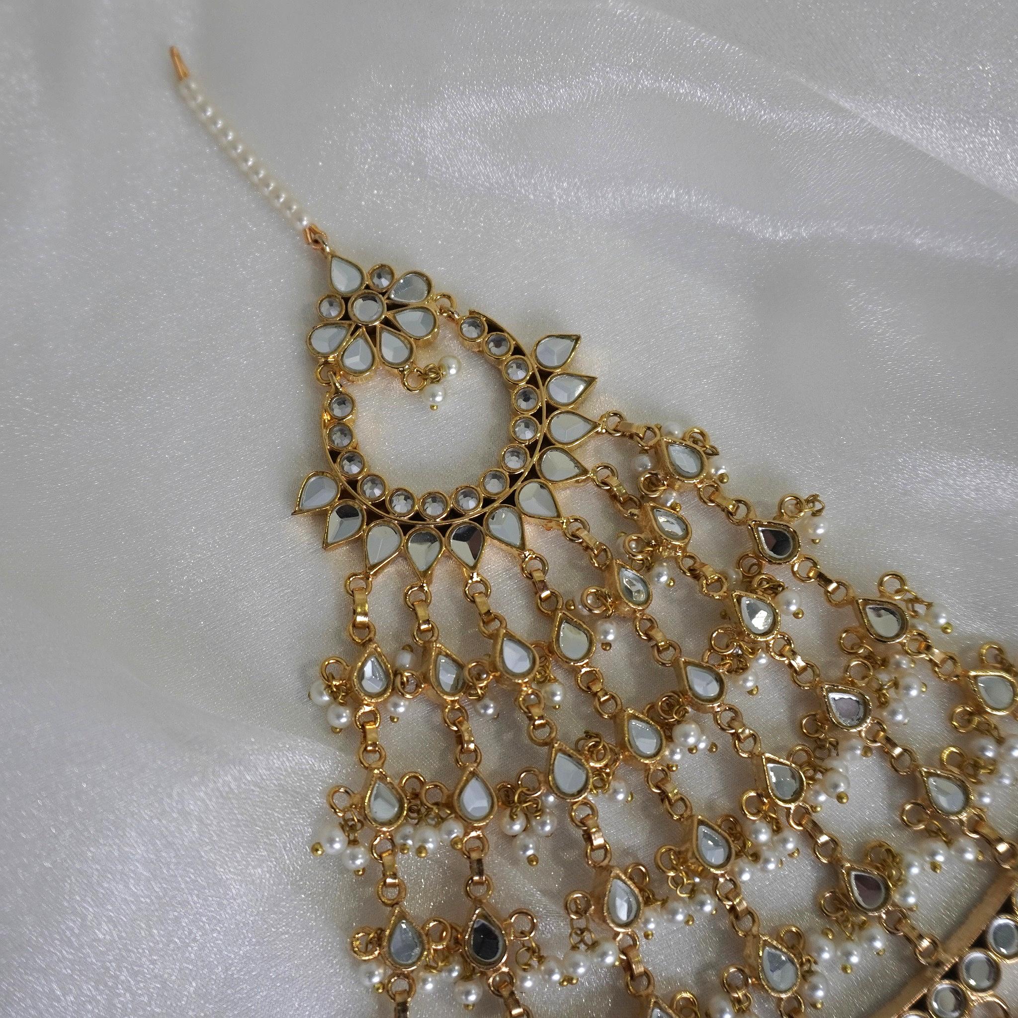 Gulbahaar Gold Plated Kundan Jhumar