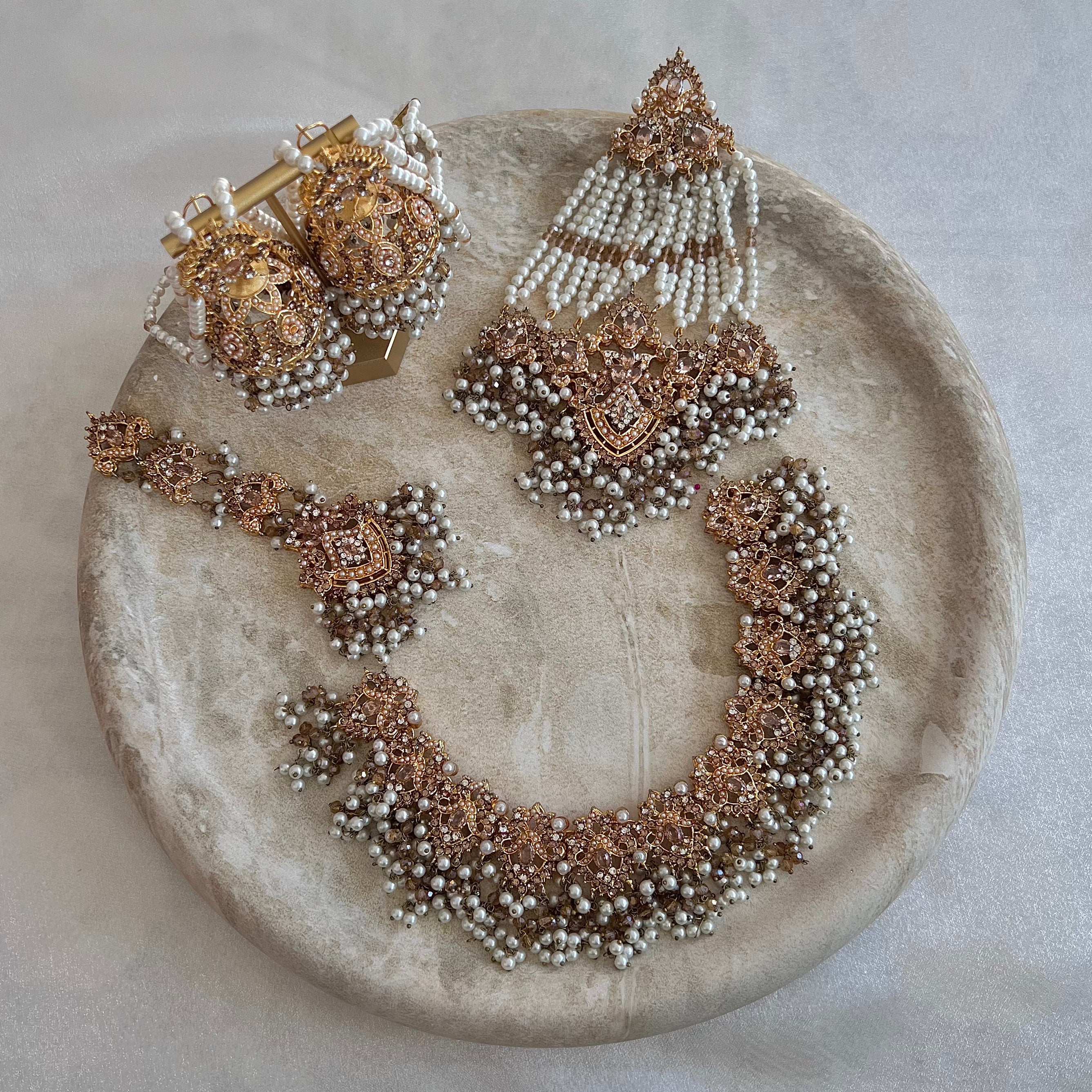 Maya Necklace Set - White