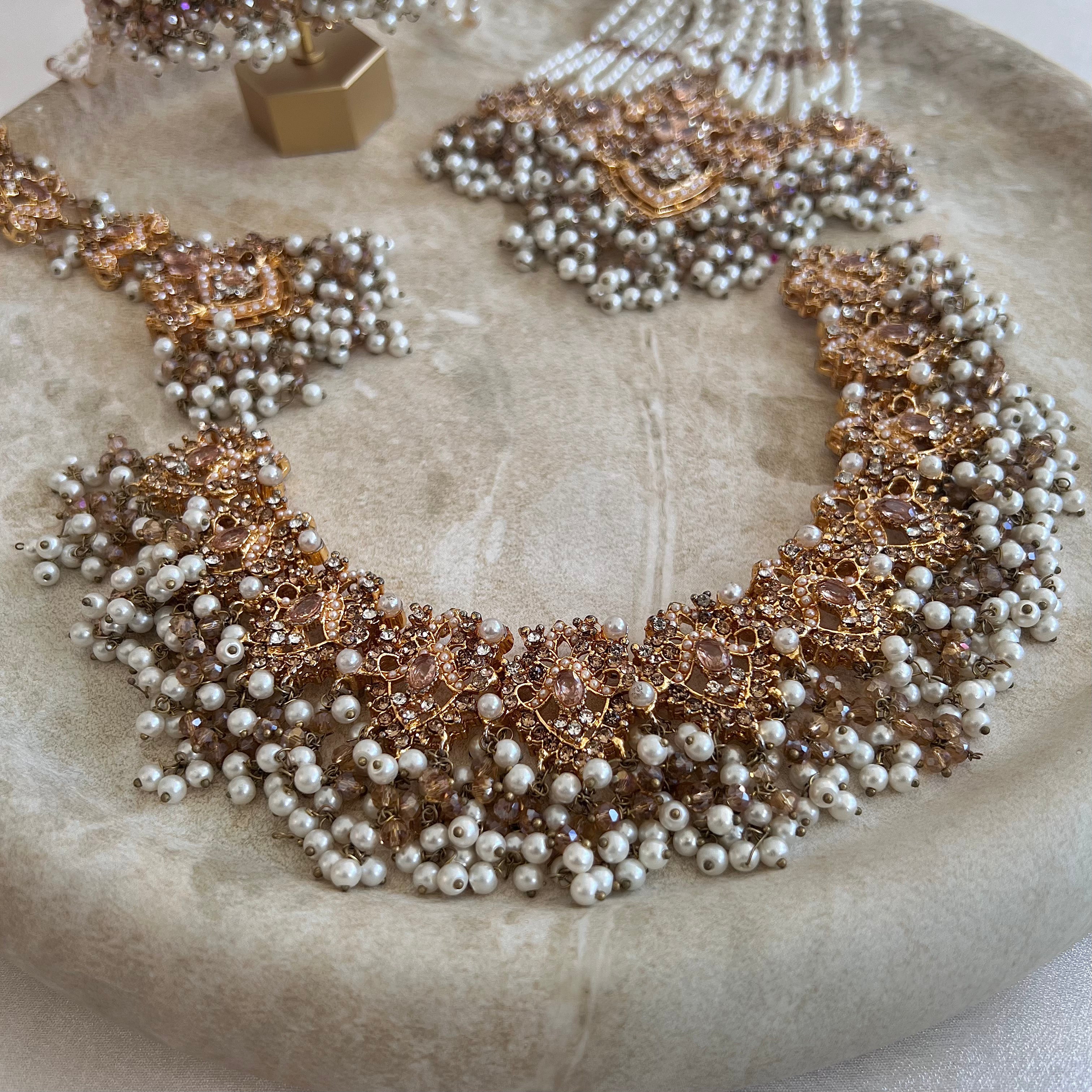 Maya Necklace Set - White