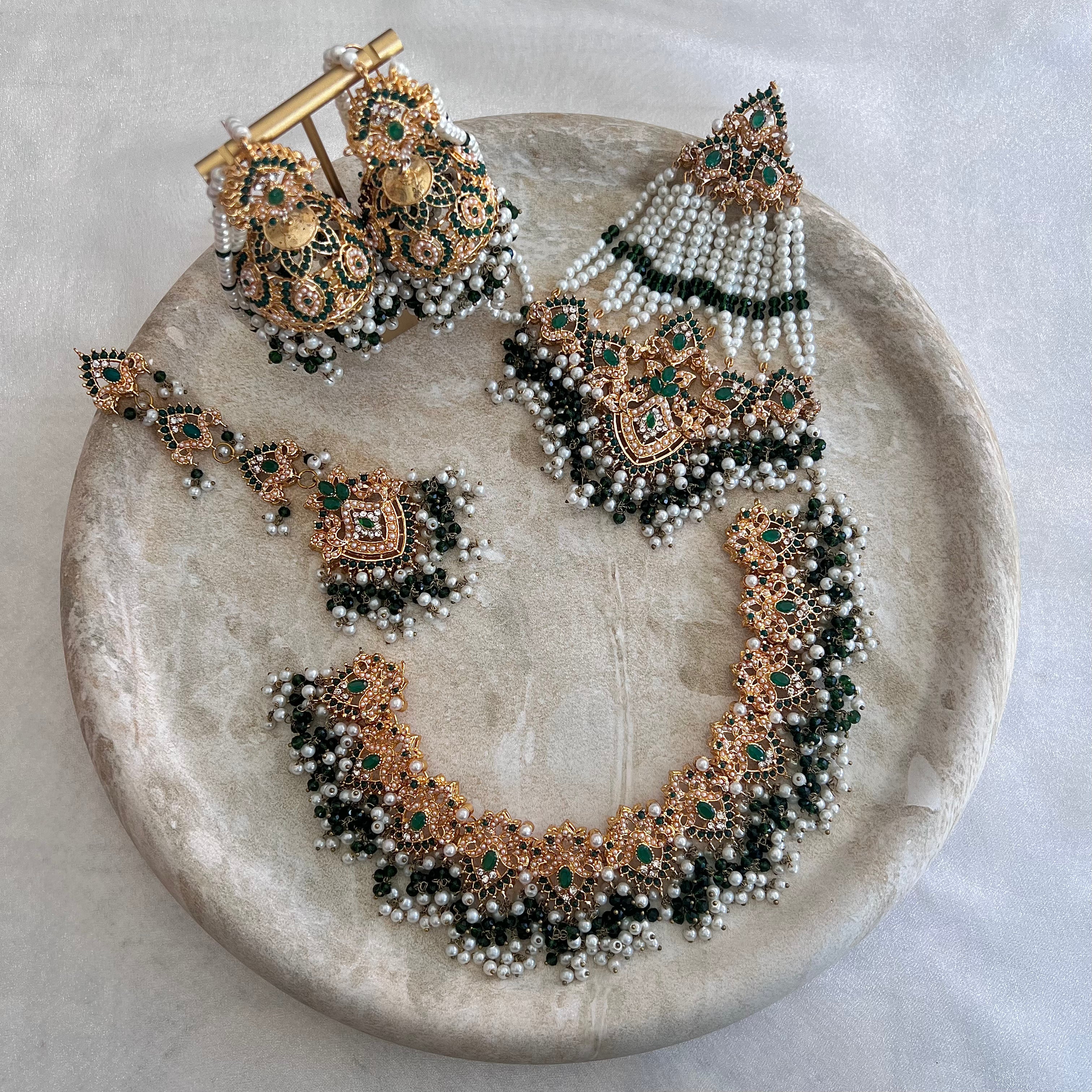 Maya Necklace Set - White
