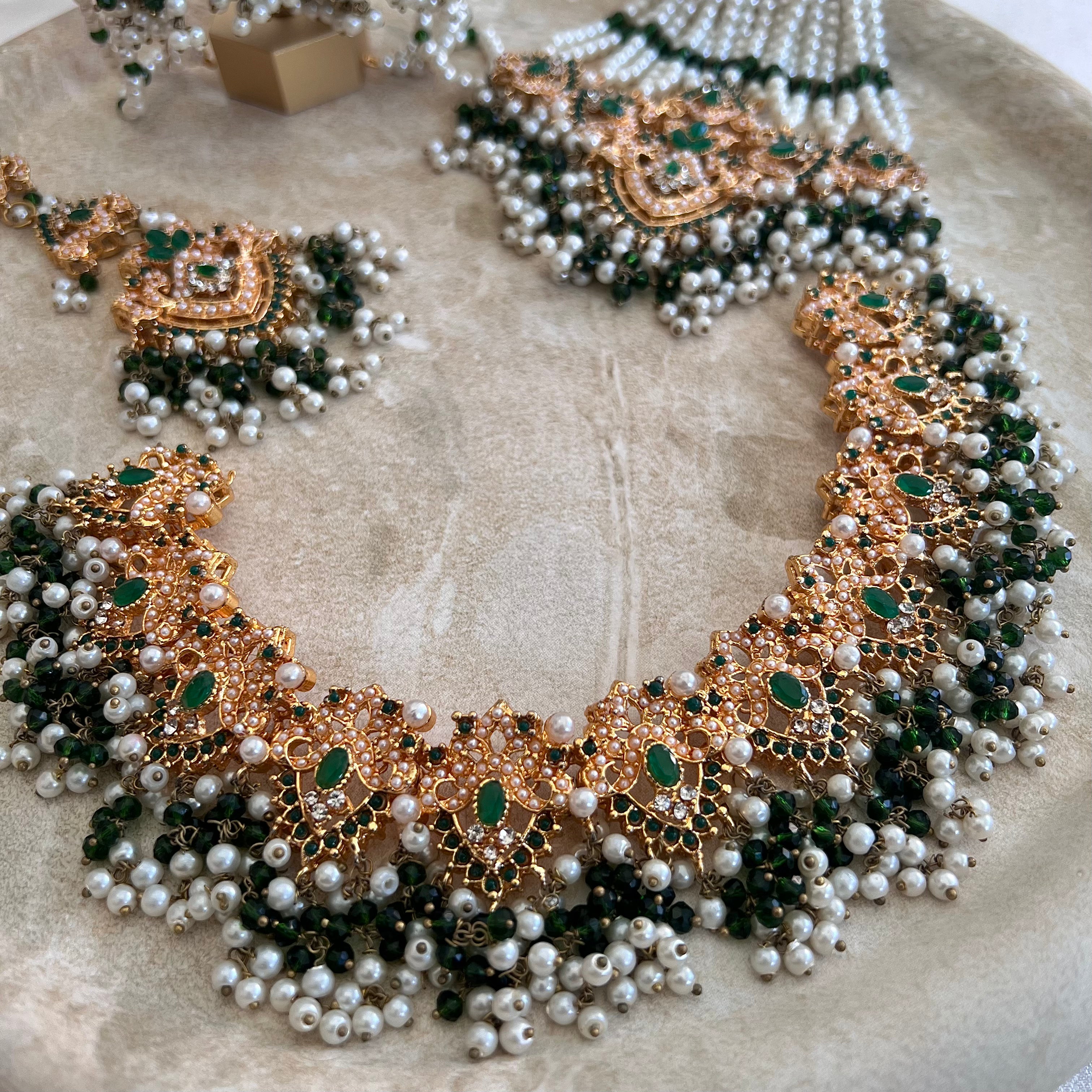 Maya Necklace Set - White