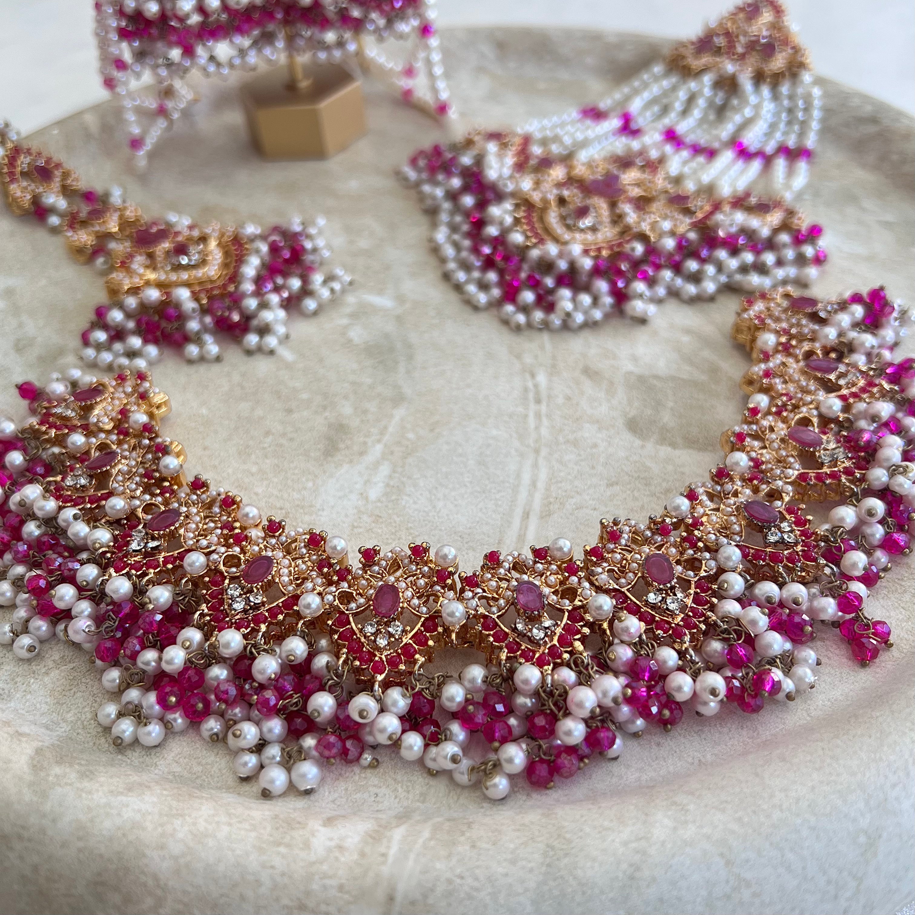 Maya Necklace Set - White