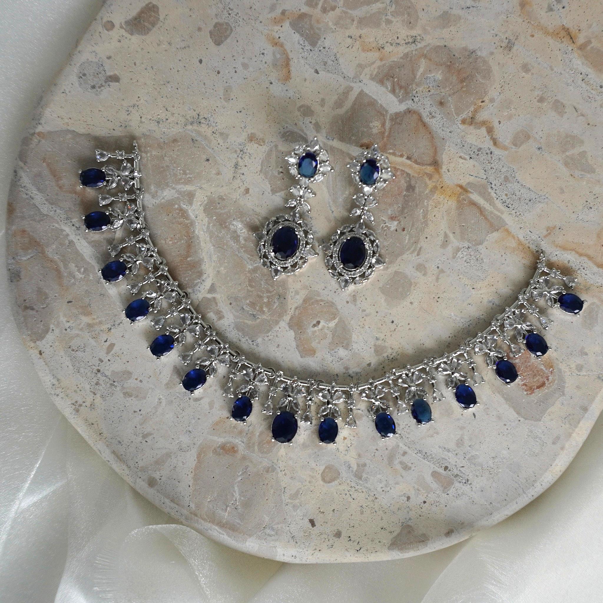 Imaan Zirconia Necklace Set