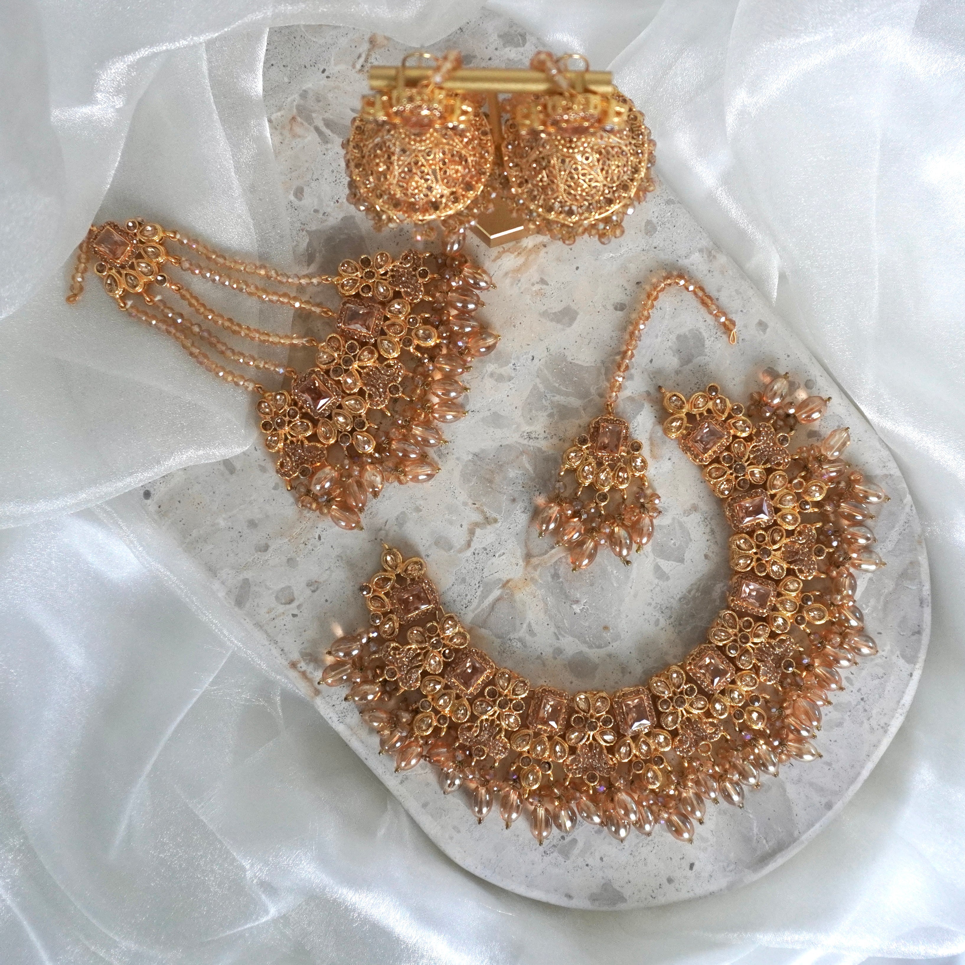 Yasmin Necklace Set - Gold