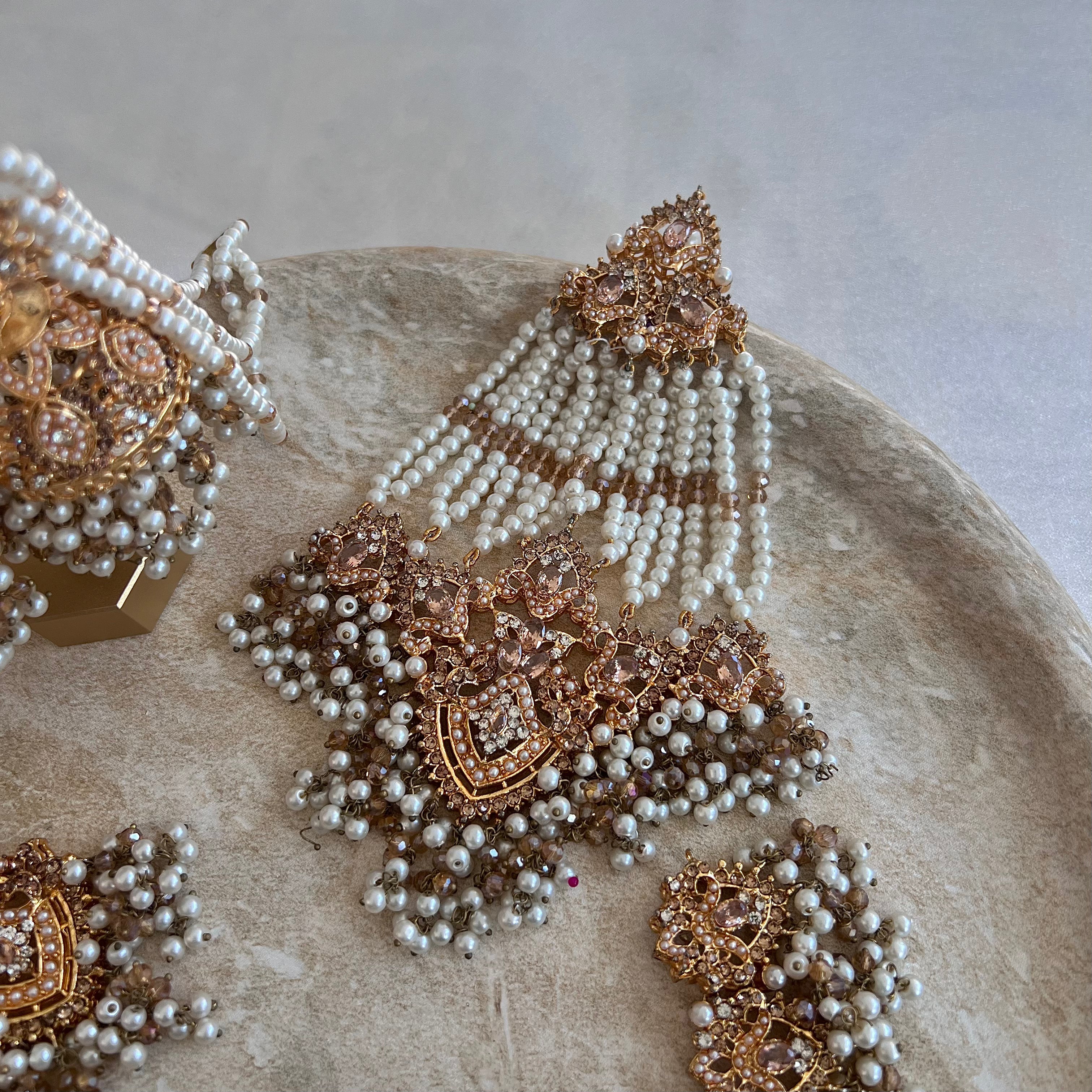 Maya Necklace Set - White