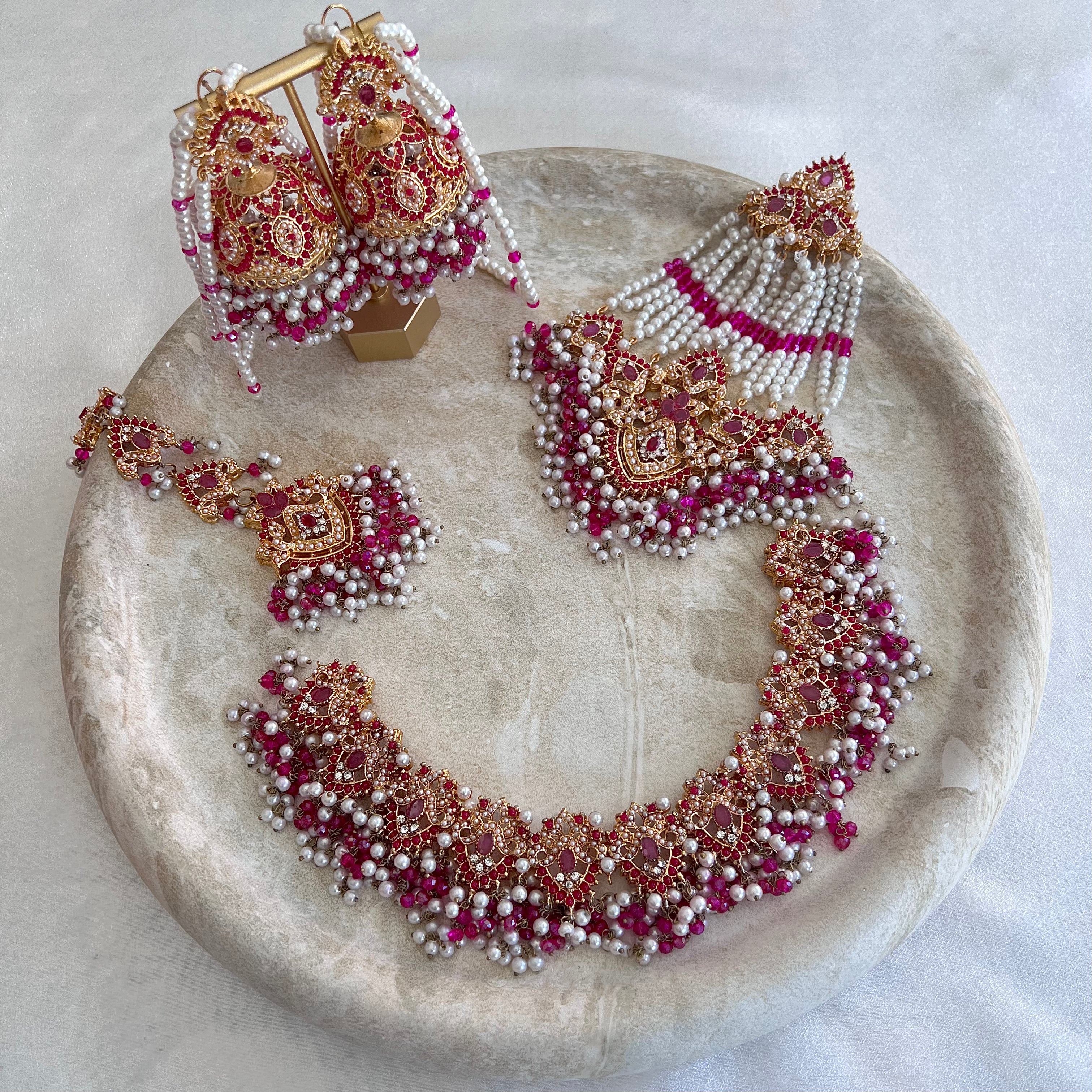 Maya Necklace Set - White
