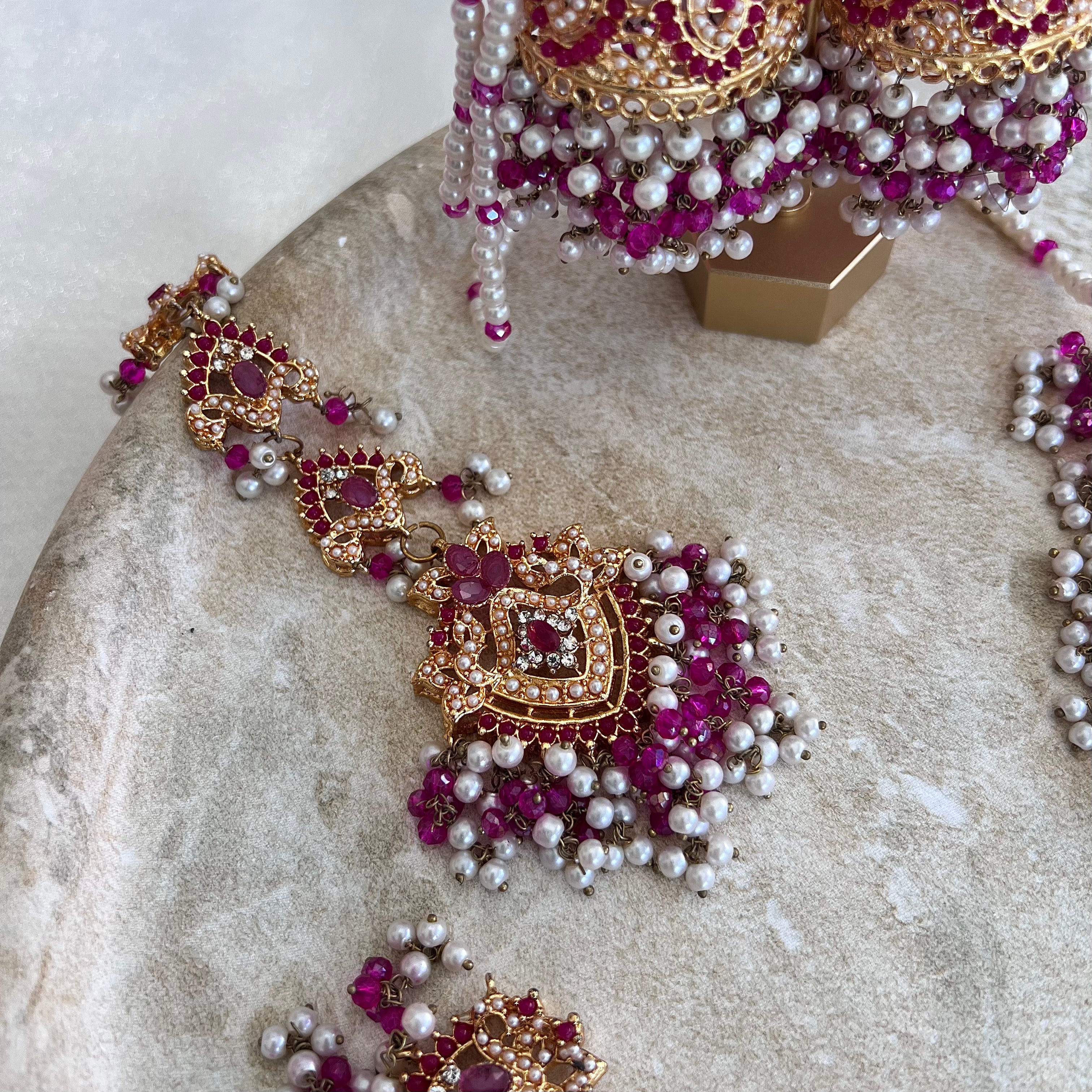 Maya Necklace Set - White